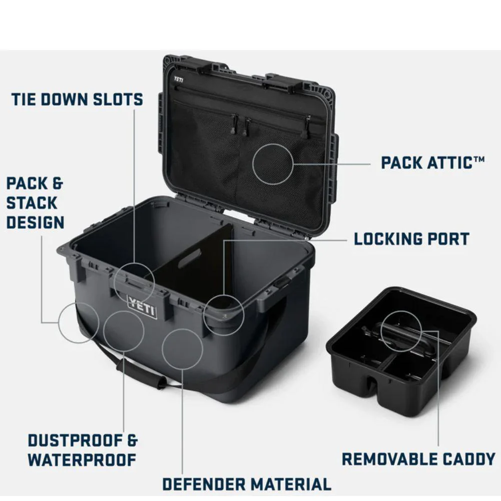 Yeti LoadOut GoBox 30 Gear Case (Charcoal) - Image 11