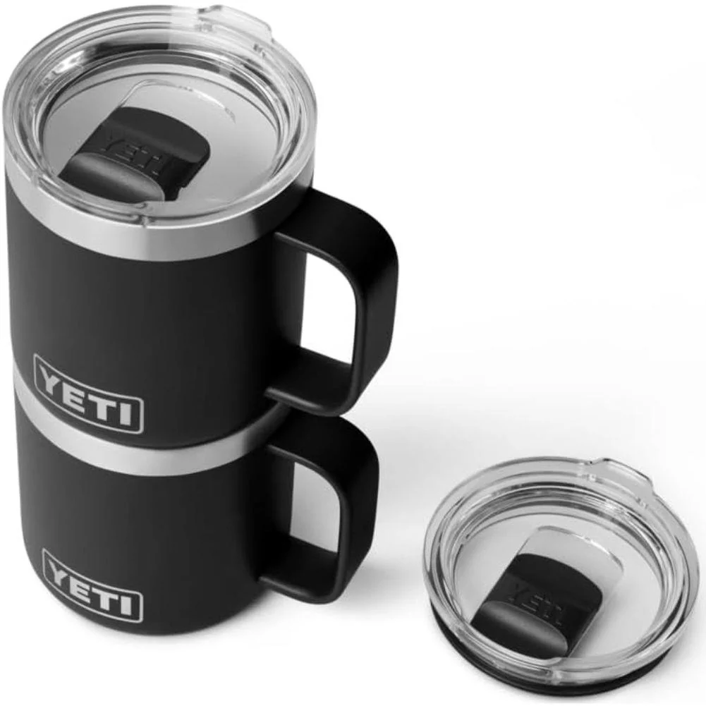 Yeti Rambler 10 oz (295 ml) Stackable Ceramic Lining Mug (Black) - Image 4