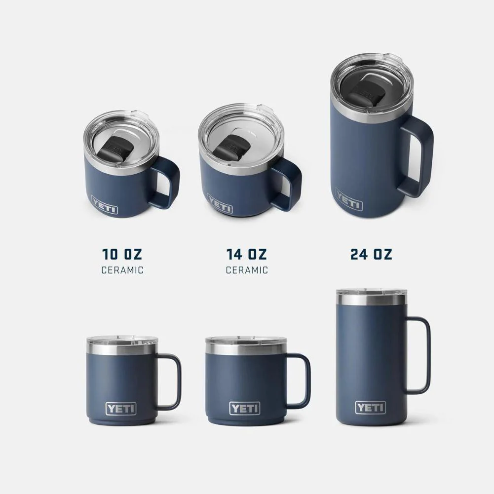 Yeti Rambler 10 oz (295 ml) Stackable Ceramic Lining Mug (Black) - Image 5