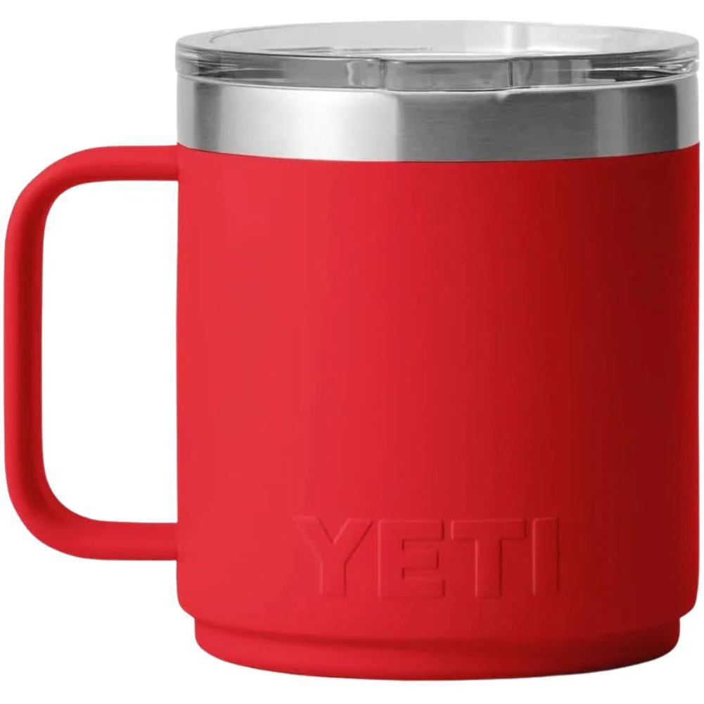 Yeti Rambler 10 oz (295 ml) Stackable Ceramic Lining Mug (Rescue Red) - Image 2