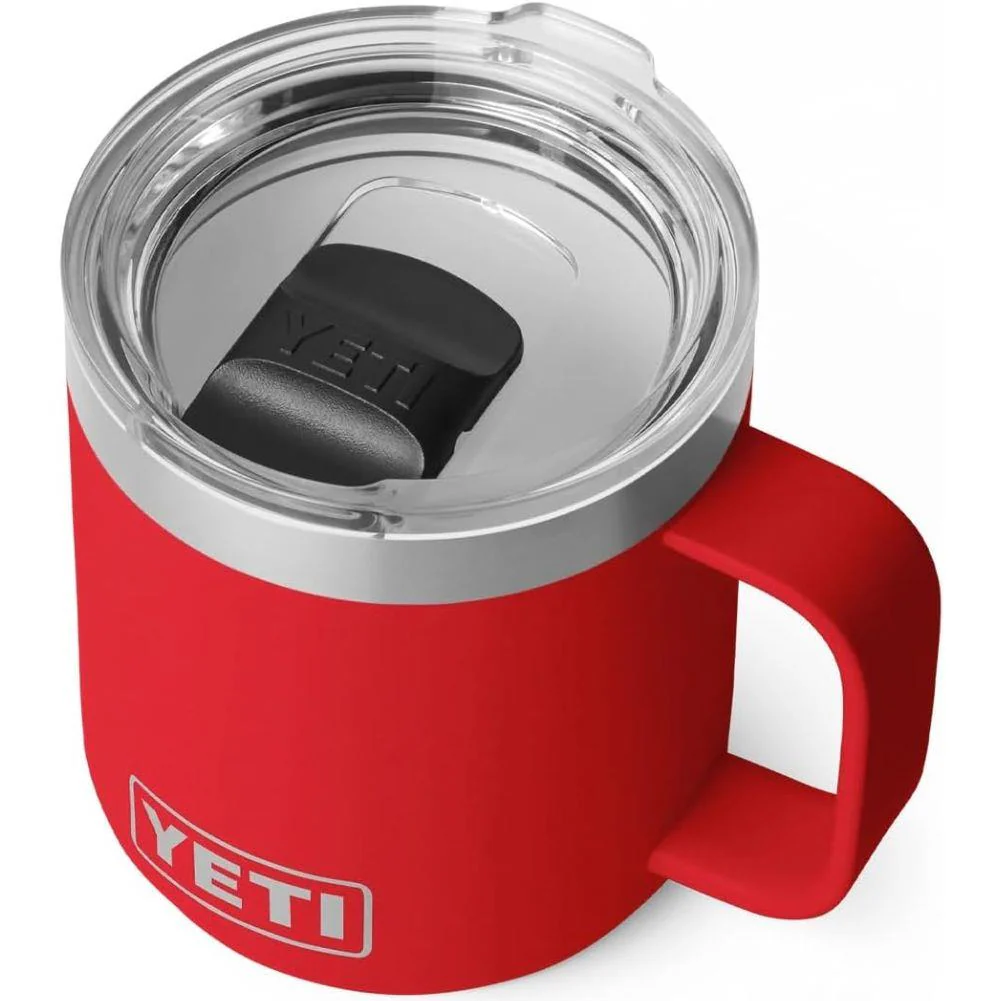 Yeti Rambler 10 oz (295 ml) Stackable Ceramic Lining Mug (Rescue Red) - Image 3