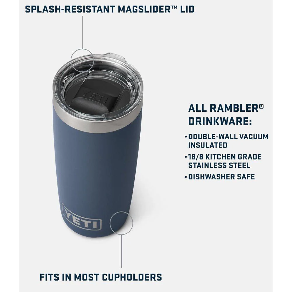 Yeti Rambler 10 oz (295 ml) Tumbler (Charcoal) - Image 4