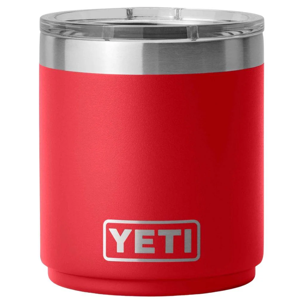 Yeti Rambler 10 oz (296 ml) Stackable Lowball (Rescue Red)