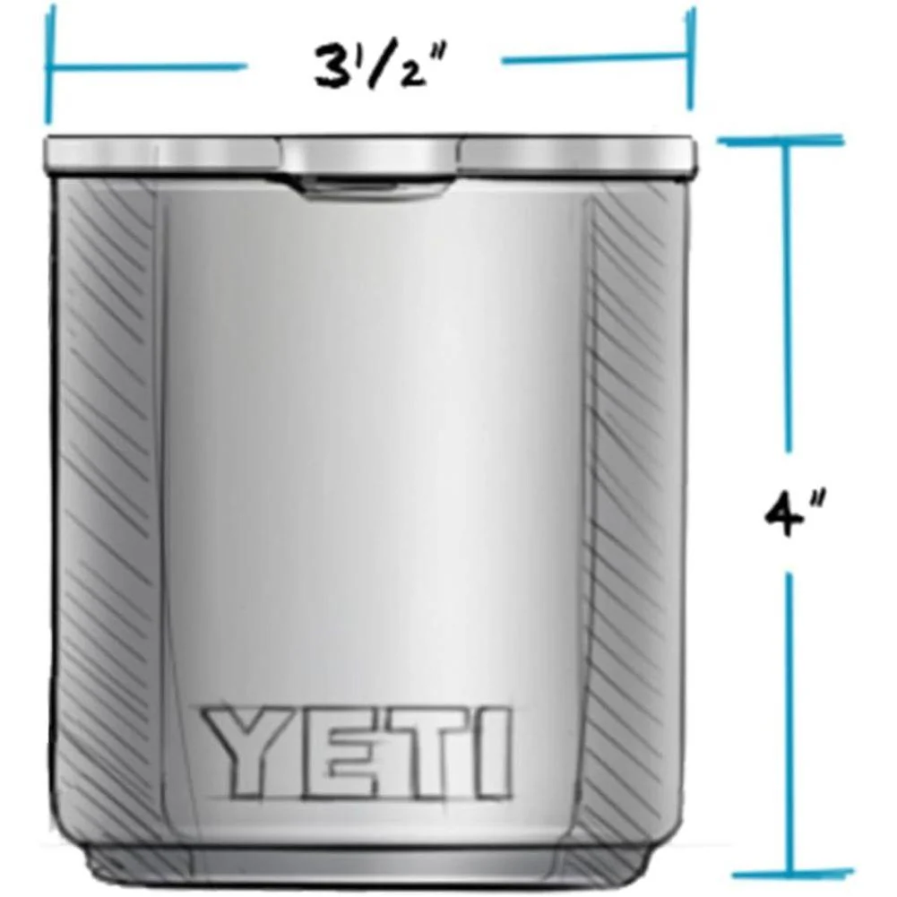 Yeti Rambler 10 oz (296 ml) Stackable Lowball (Rescue Red) - Image 7