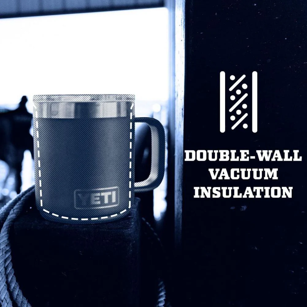 Yeti Rambler 10 oz (296 ml) Stackable Mug (Big Sky Blue) - Image 7