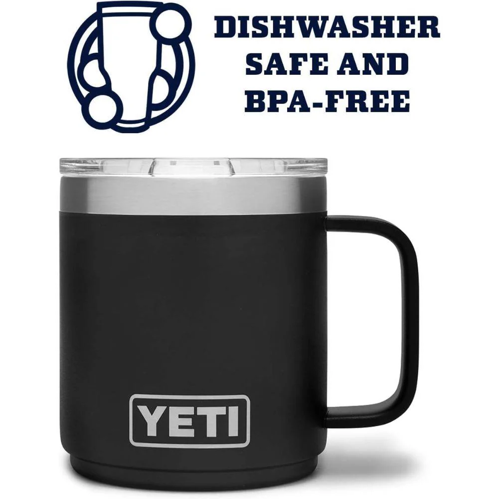 Yeti Rambler 10 oz (296 ml) Stackable Mug (Big Sky Blue) - Image 8