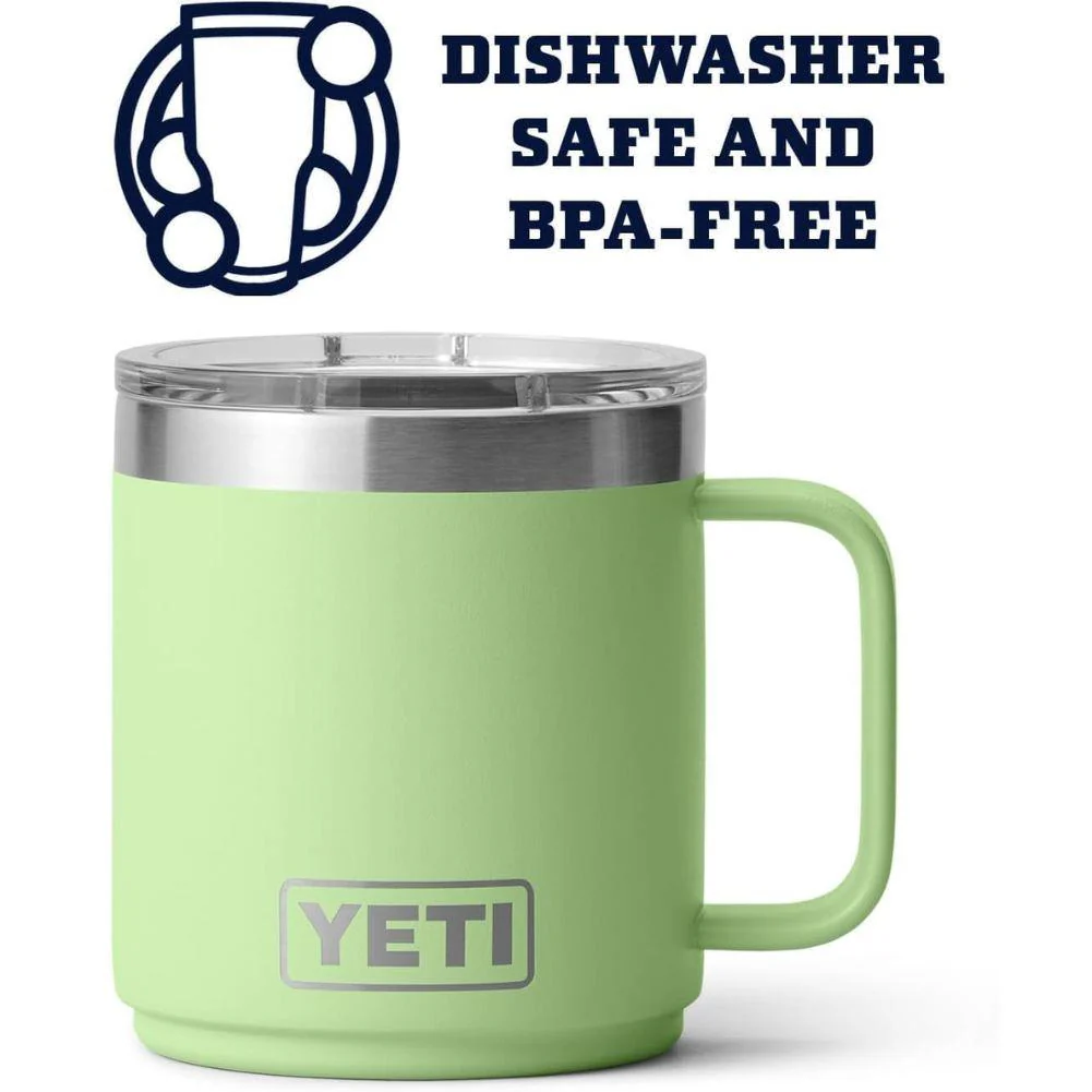Yeti Rambler 10 oz (296 ml) Stackable Mug (Key Lime) - Image 5
