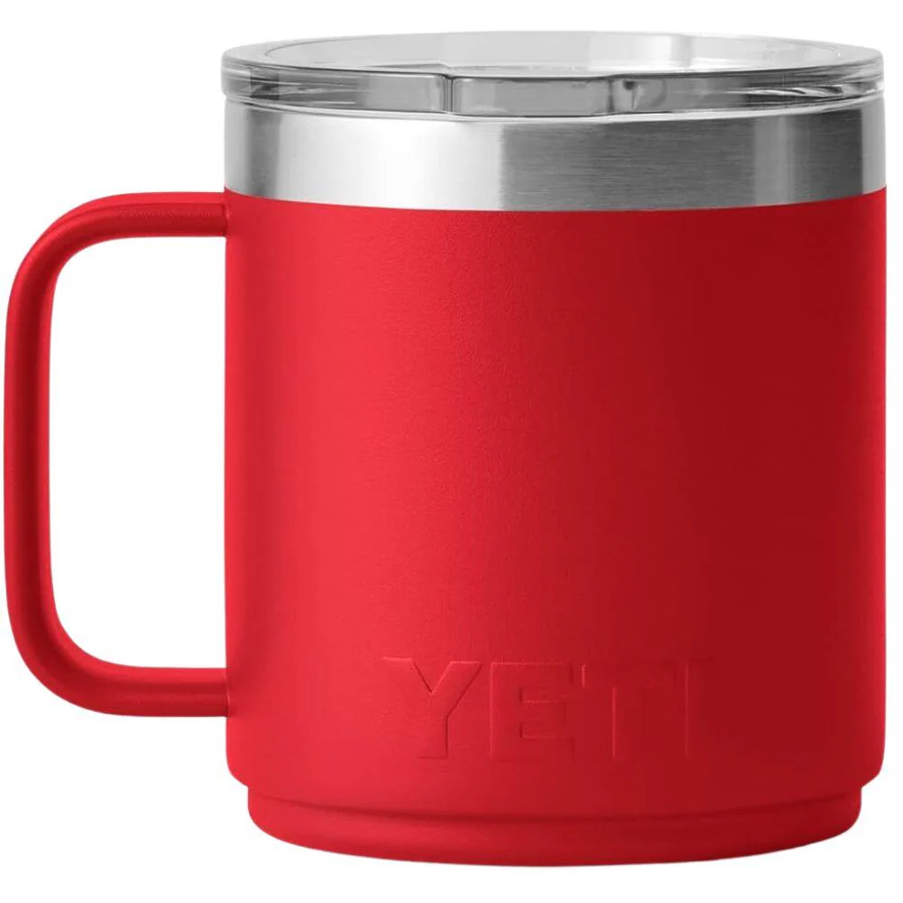 Yeti Rambler 10 oz (296 ml) Stackable Mug (Rescue Red) - Image 3