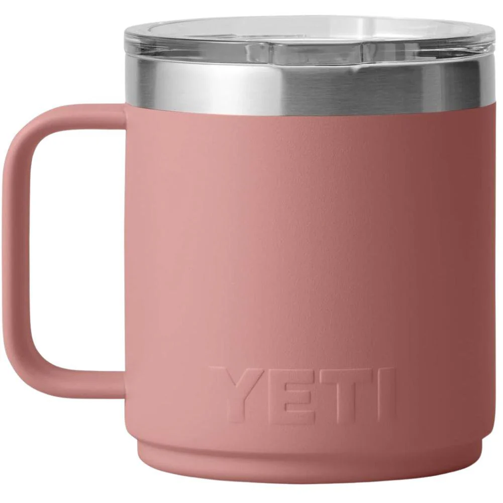 Yeti Rambler 10 oz (296 ml) Stackable Mug (Sandstone Pink) - Image 2