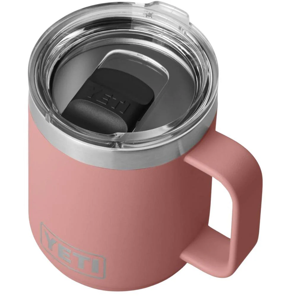 Yeti Rambler 10 oz (296 ml) Stackable Mug (Sandstone Pink) - Image 3