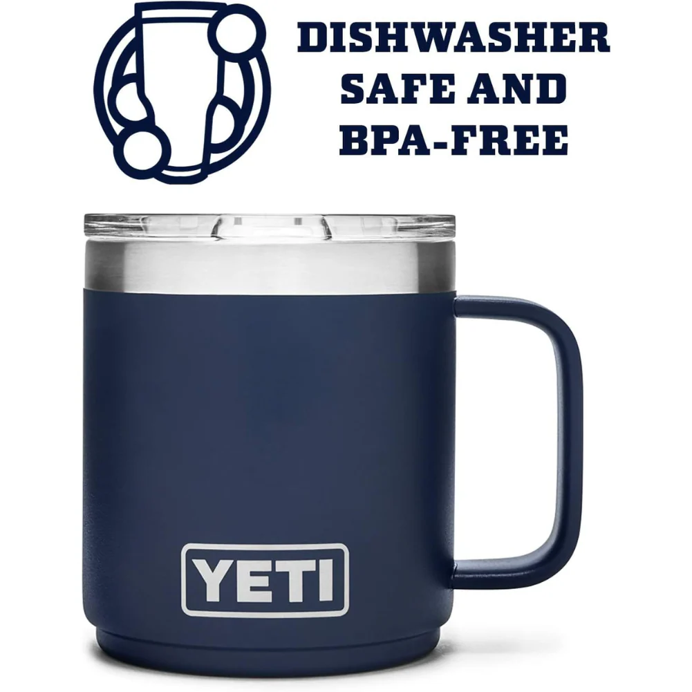 Yeti Rambler 10 OZ Mug (Navy) - Image 11