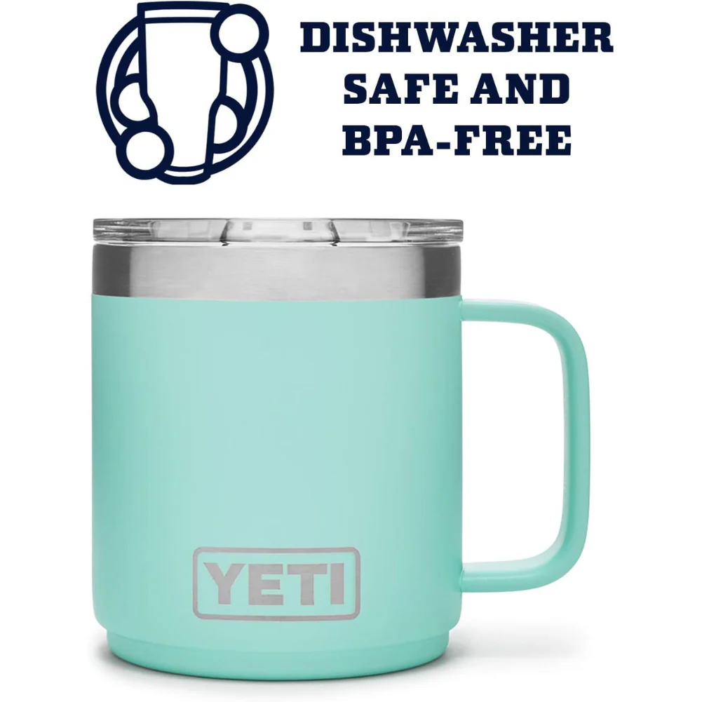 Yeti Rambler 10 OZ Mug (Seafoam) - Image 4