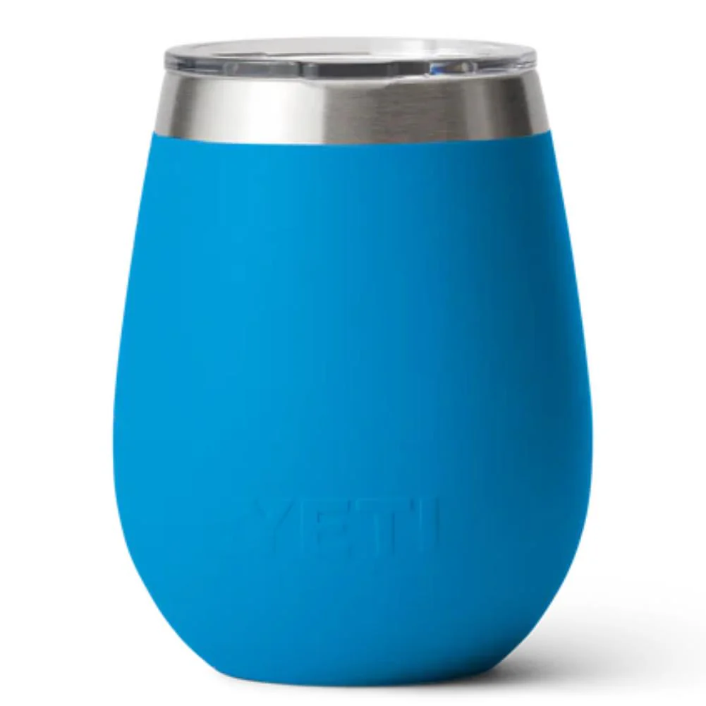 Yeti Rambler 10 OZ Wine Tumbler (Big Wave Blue) - Image 3