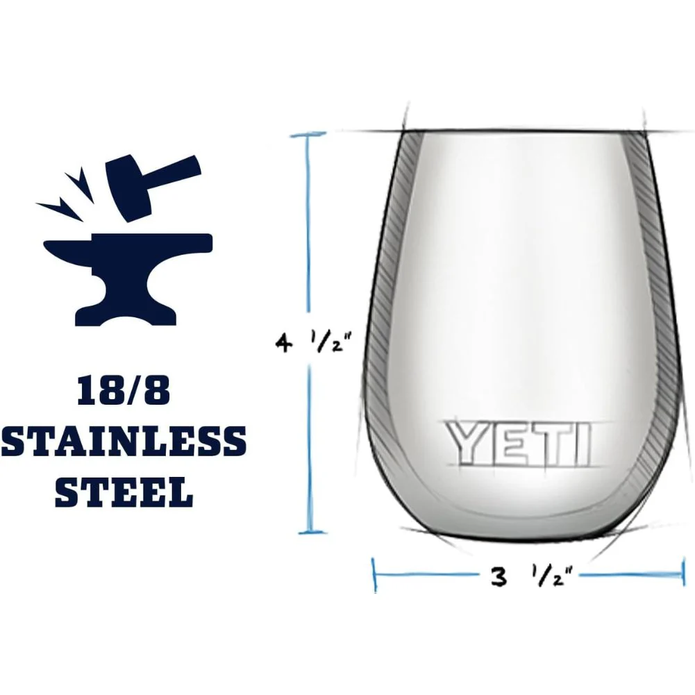 Yeti Rambler 10 OZ Wine Tumbler (Canopy Green) - Image 6