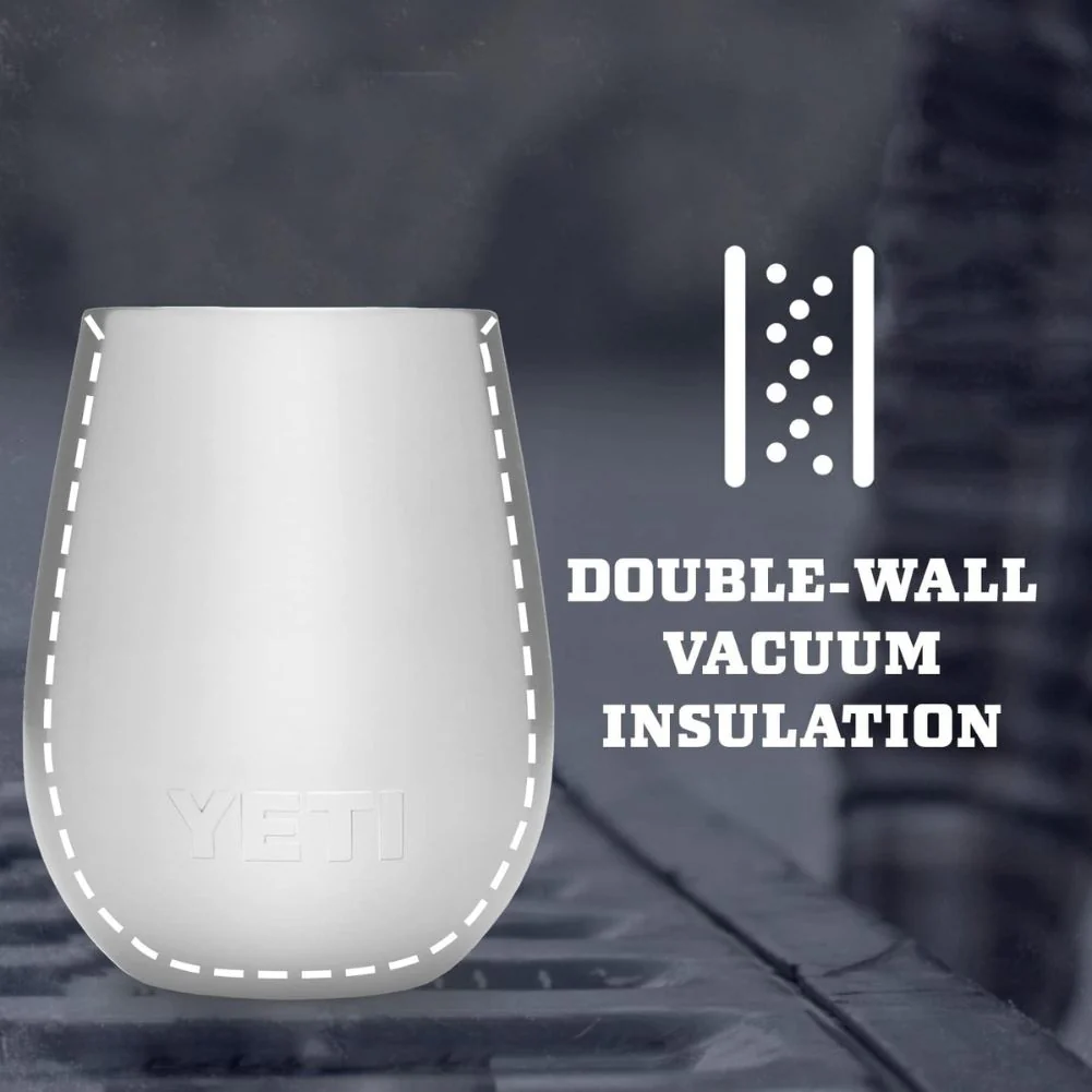 Yeti Rambler 10 OZ Wine Tumbler (Stainless Steel) - Image 19