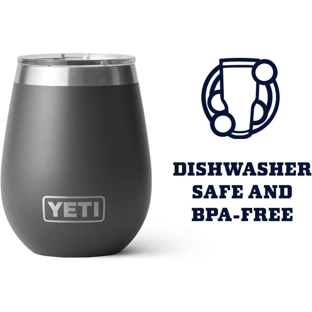 Yeti Rambler 10 OZ Wine Tumbler (Stainless Steel) - Image 6