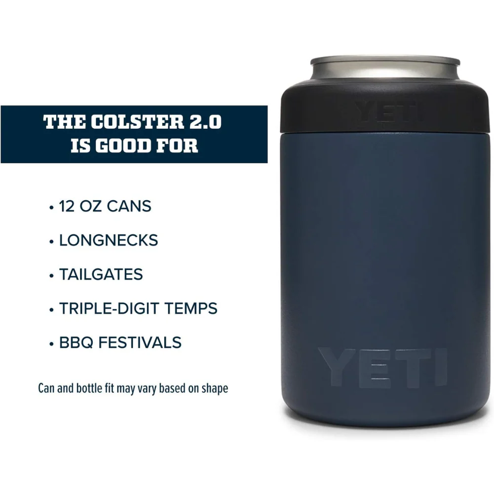 YETI Rambler 12oz Colster Can Insulator (Navy) - Image 7