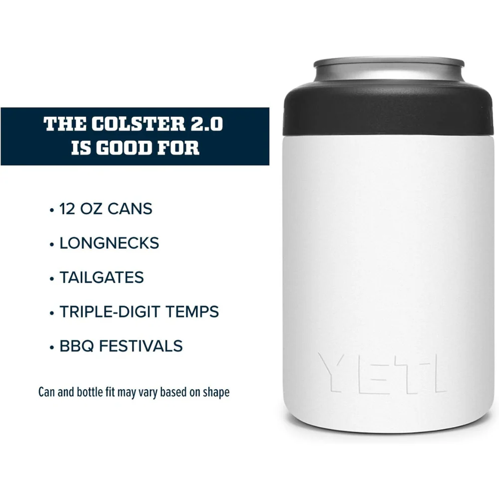 YETI Rambler 12oz Colster Can Insulator (White) - Image 4