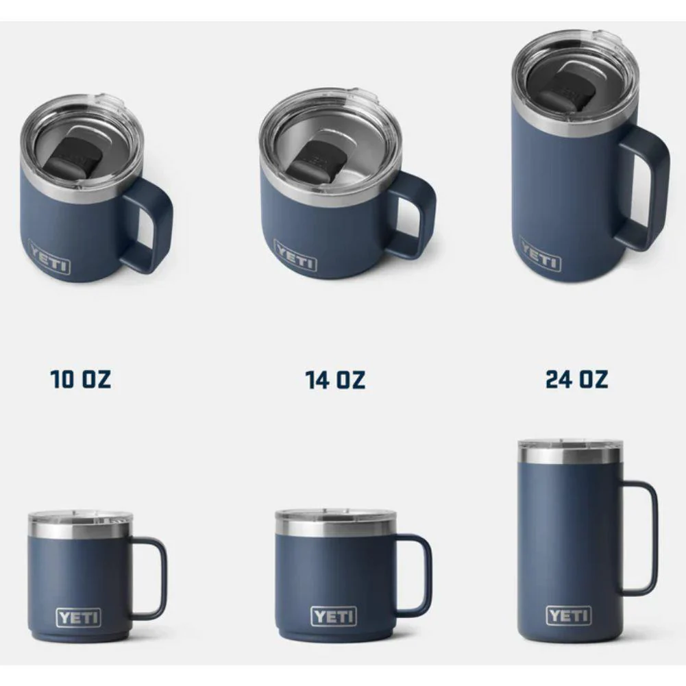 YETI Rambler 14 OZ (414ml) Stackable MS Mug (Navy) - Image 11