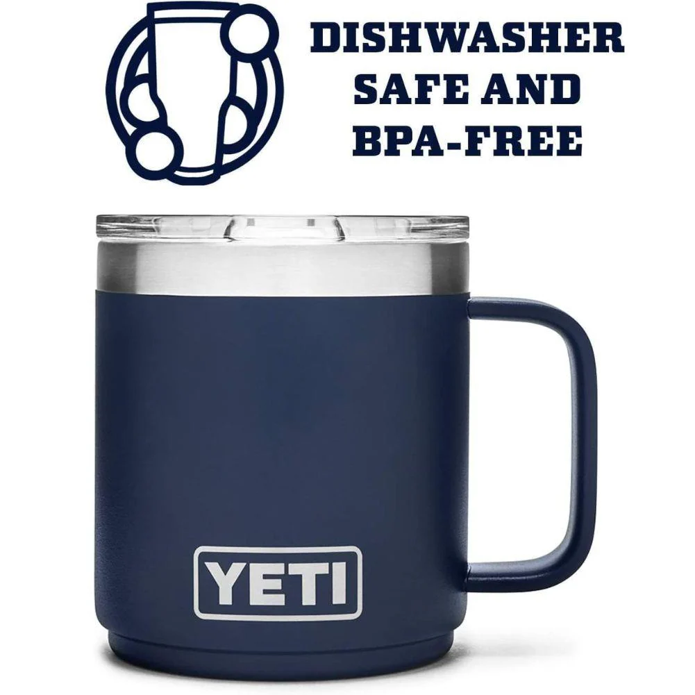 YETI Rambler 14 OZ (414ml) Stackable MS Mug (Navy) - Image 6