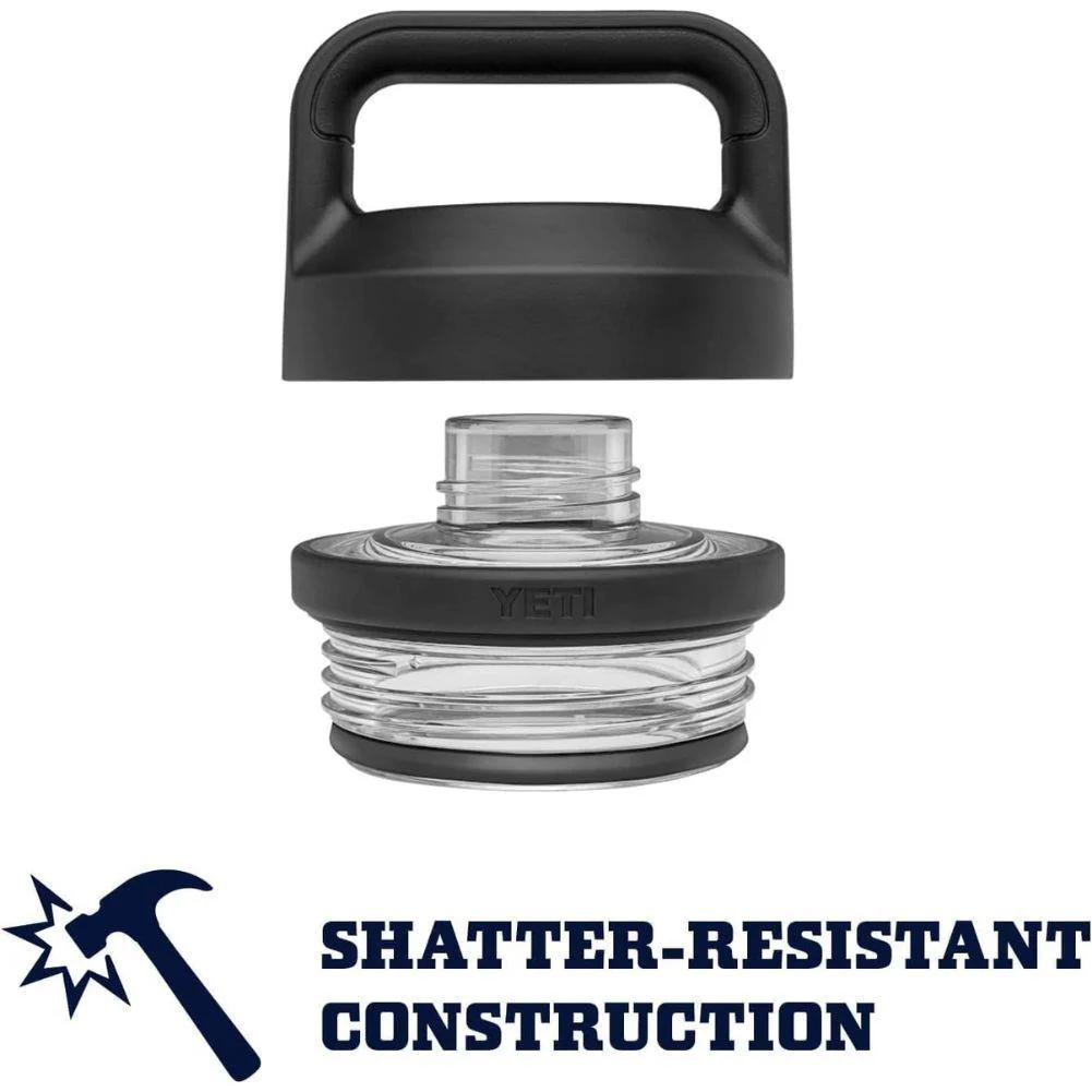 Yeti Rambler 18 OZ (532 ml) Bottle With Chug Cap (Black) - Image 5