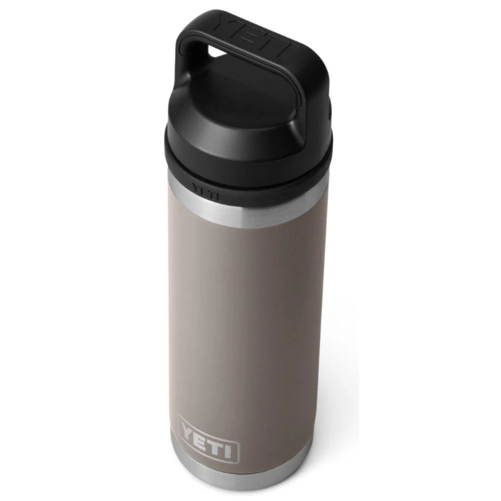 Yeti Rambler 18 OZ Bottle With Chug Cap (Sharktail Taupe) - Image 2