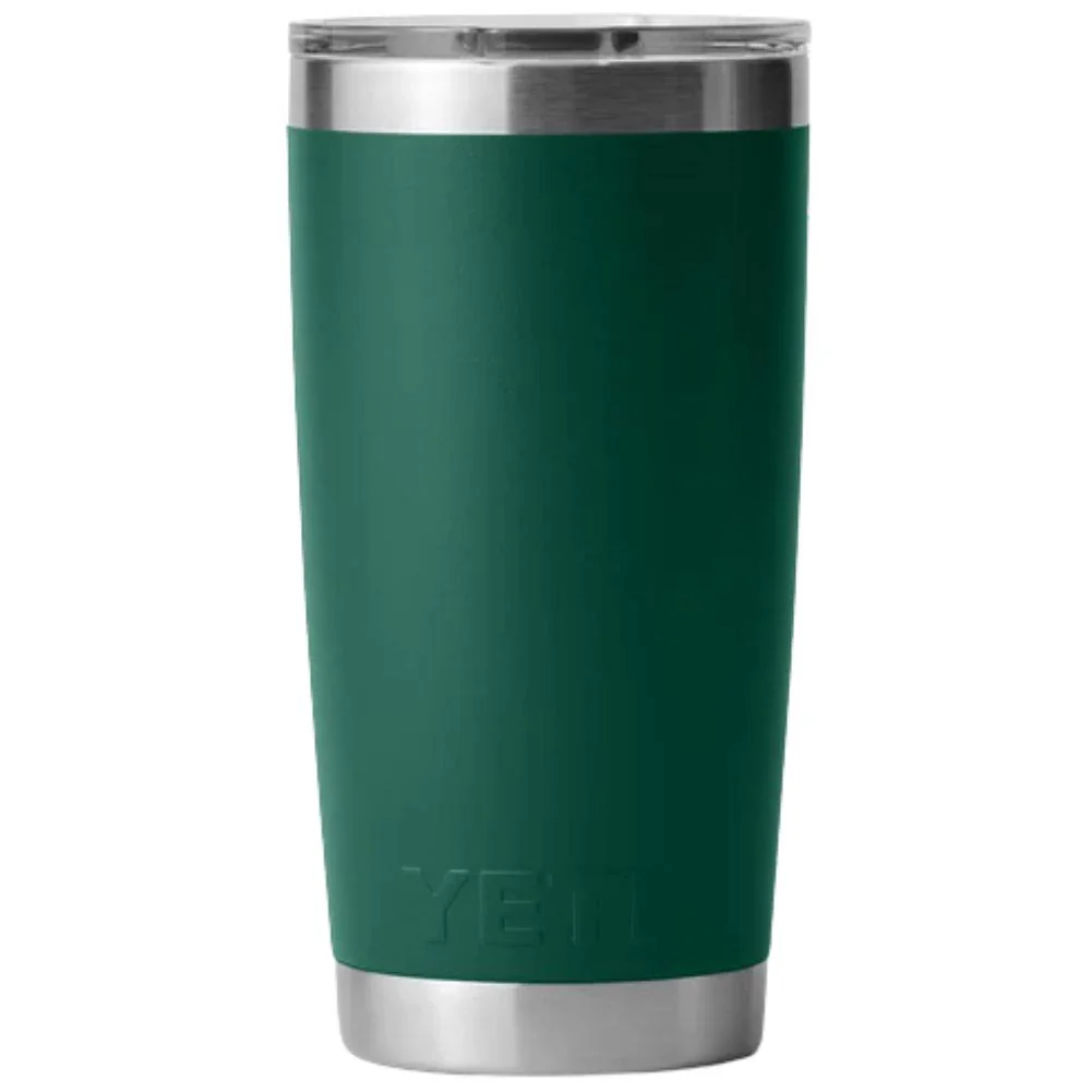 YETI Rambler 20 oz (591 ml) Tumbler (Black Forest Green) - Image 3