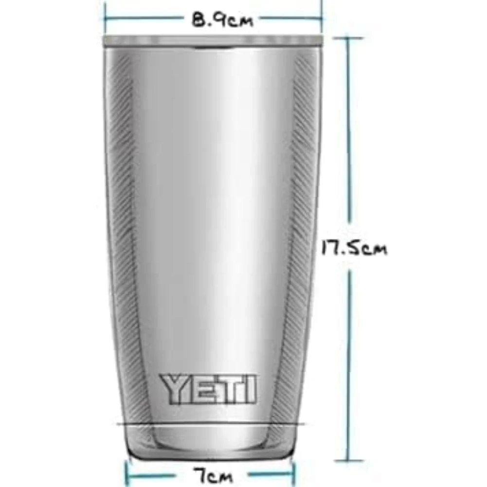 YETI Rambler 20 oz (591 ml) Tumbler (Cherry Blossom) - Image 10