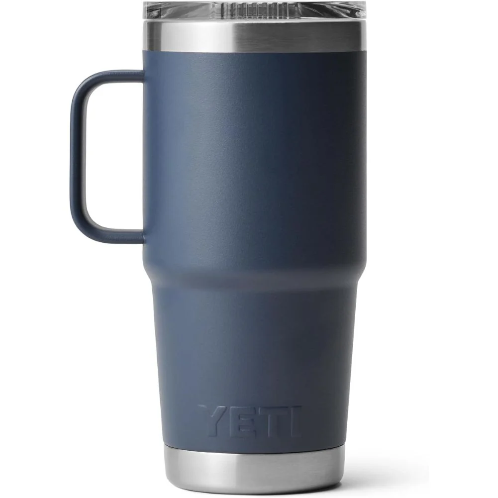 YETI Rambler 20 Oz Travel Mug (Navy) - Image 2