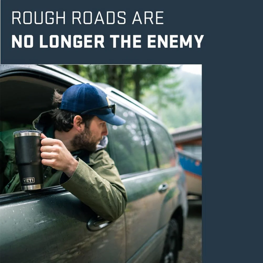 YETI Rambler 20 Oz Travel Mug (Navy) - Image 6
