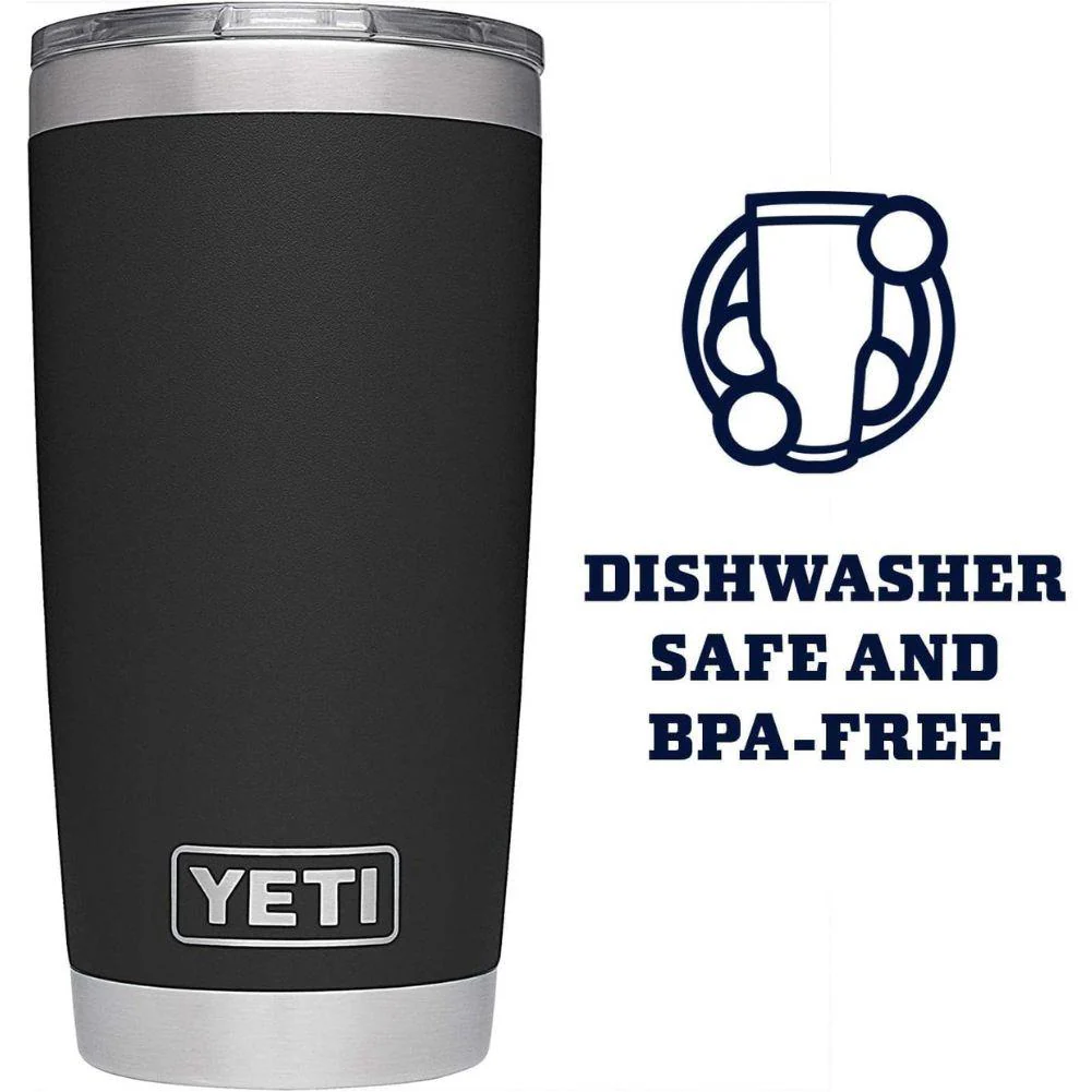 Yeti Rambler 20 OZ Tumbler (Charcoal) - Image 5