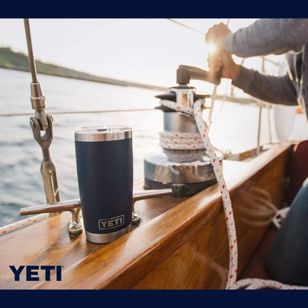 Yeti Rambler 20 OZ Tumbler (Navy) - Image 10