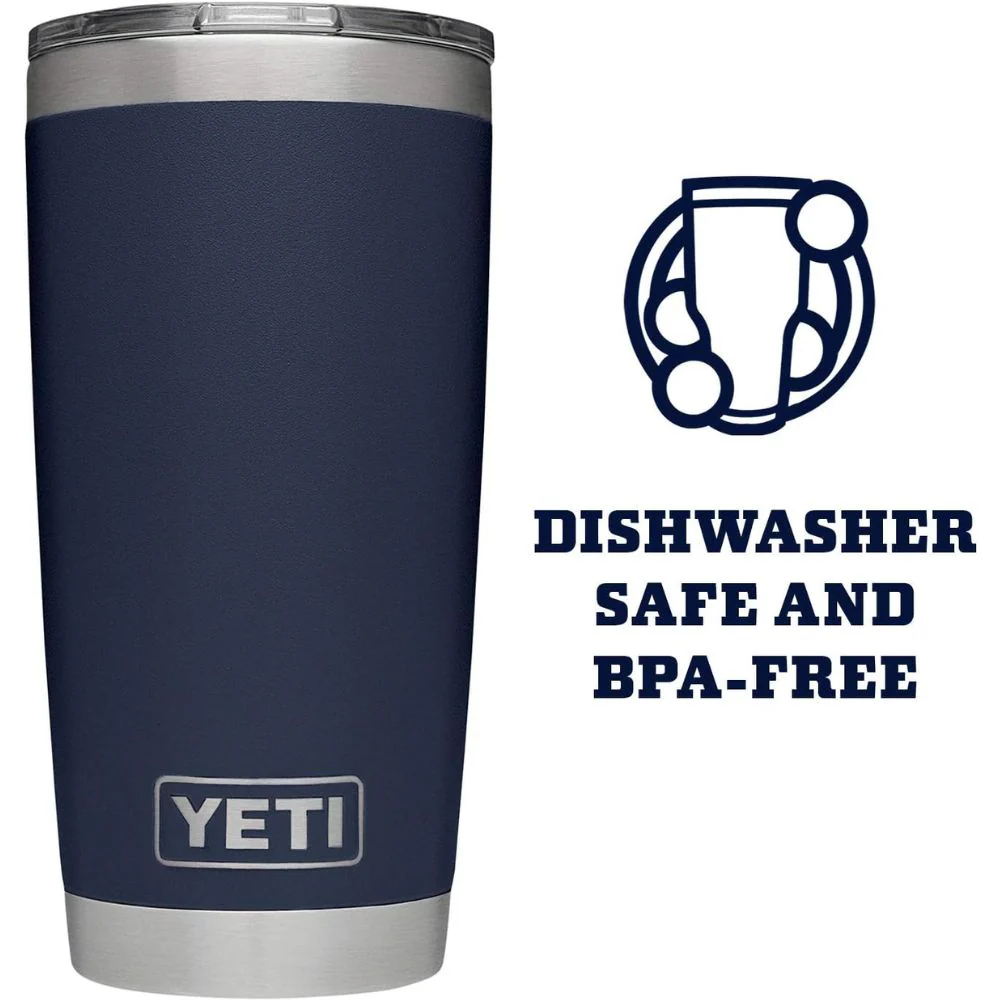 Yeti Rambler 20 OZ Tumbler (Navy) - Image 6