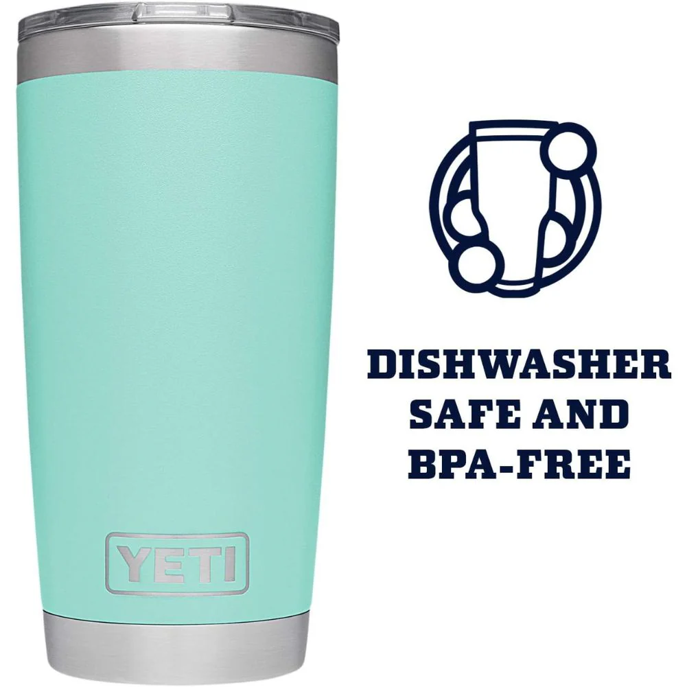 Yeti Rambler 20 OZ Tumbler (Seafoam) - Image 5