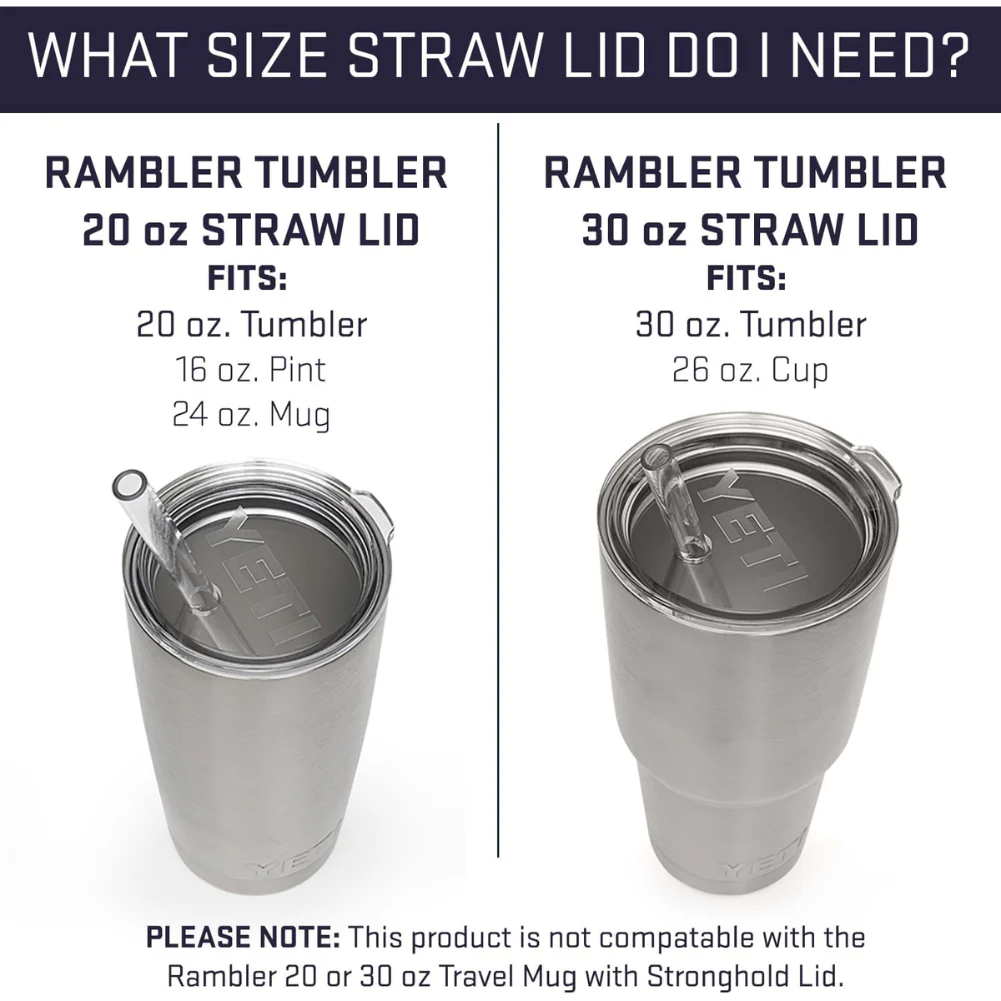 Yeti Rambler 20 OZ Tumbler Straw Lid - Image 3