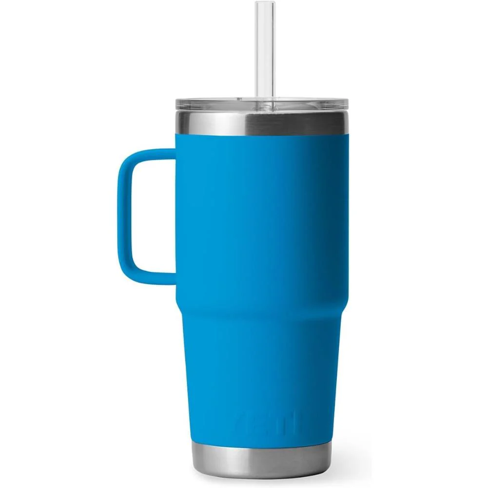 Yeti Rambler 25 OZ (710 ML) Straw Mug (Big Blue Wave) - Image 2