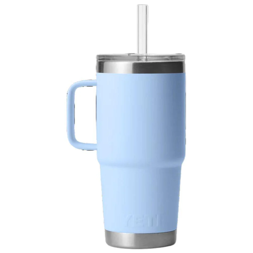 Yeti Rambler 25 OZ (710 ML) Straw Mug (Big Sky Blue) - Image 3