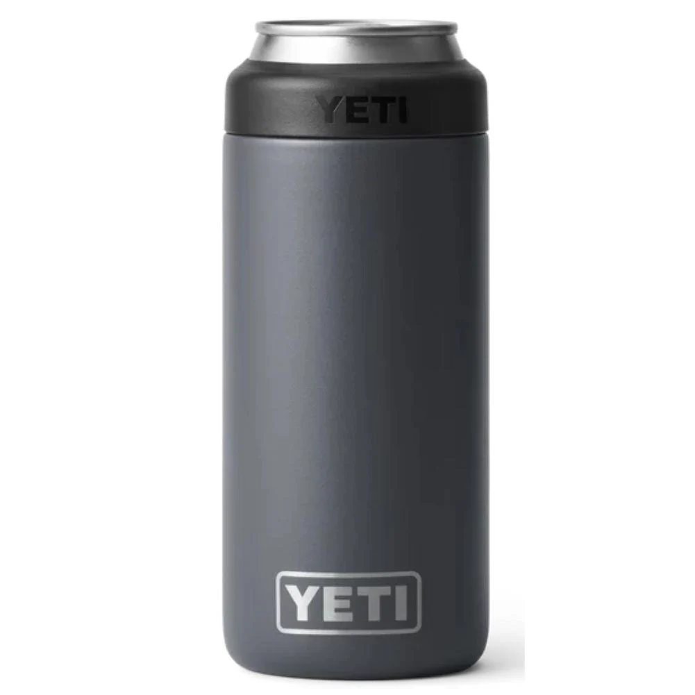 YETI Rambler 250ml Slim Colster Can Insulator (Charcoal)
