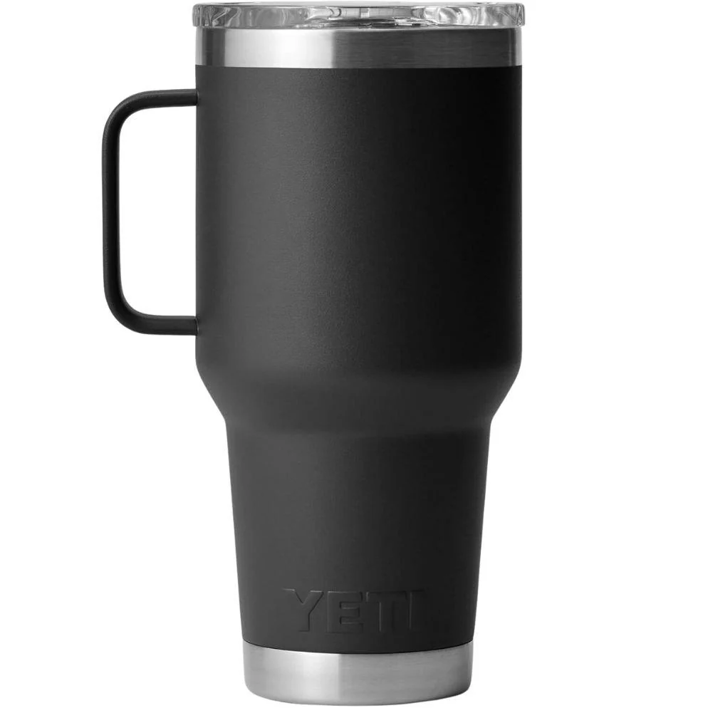 Yeti Rambler 30 Oz (887 Ml) Travel Mug (Black) - Image 2