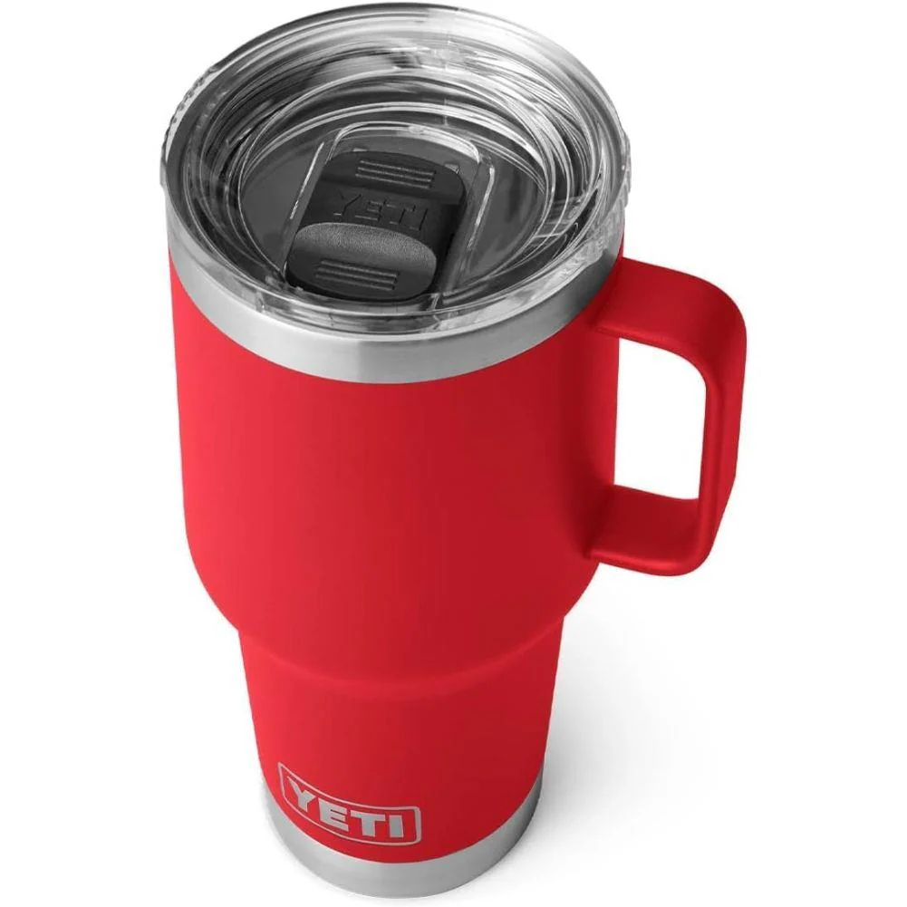 YETI Rambler 30 Oz Travel Mug (Rescue Red) - Image 2