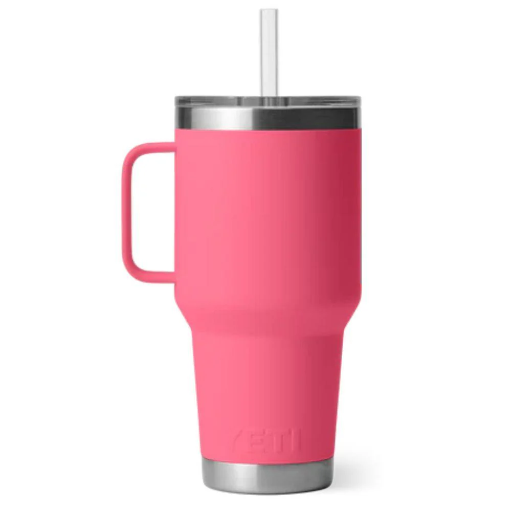 Yeti Rambler 35 OZ (994 ML) Straw Mug (Tropical Pink) - Image 2