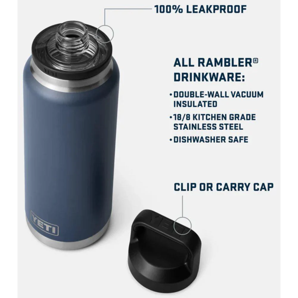 Yeti Rambler 36 oz (1065 ml) Bottle With Chug Cap (Black) - Image 5