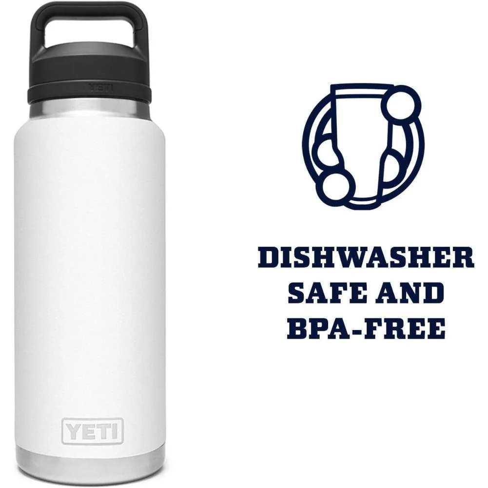 Yeti Rambler 36 oz (1065 ml) Bottle With Chug Cap (White) - Image 6