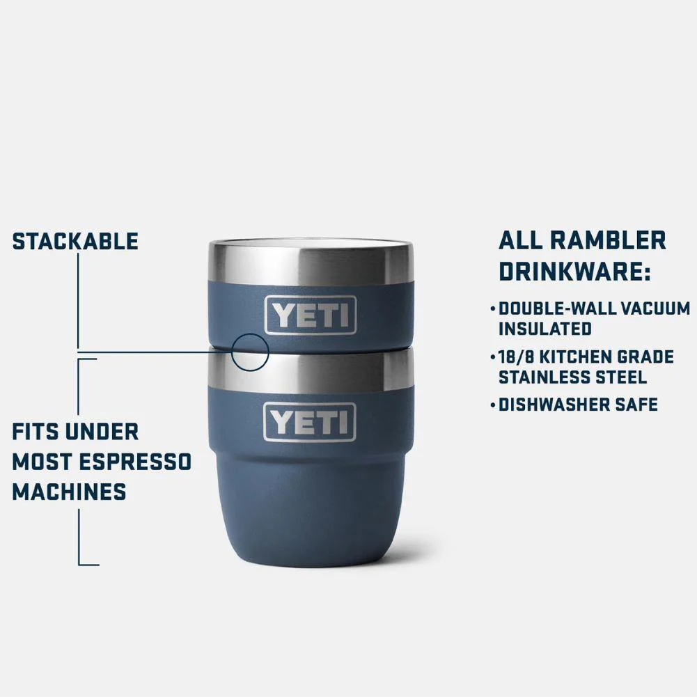YETI Rambler 4 Oz Espresso Cups 2 Pack (Key Lime) - Image 8
