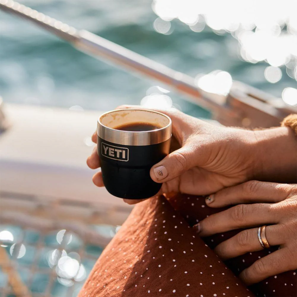 YETI Rambler 4 Oz Espresso Cups 2 Pack (Wetlands Brown) - Image 11