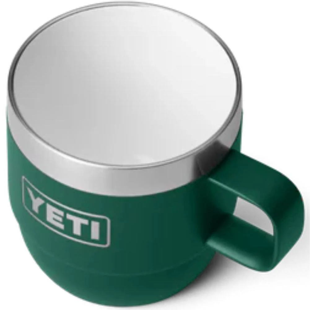YETI Rambler 6 OZ Stackable Mug 2 Pack (Black Forest Green) - Image 6