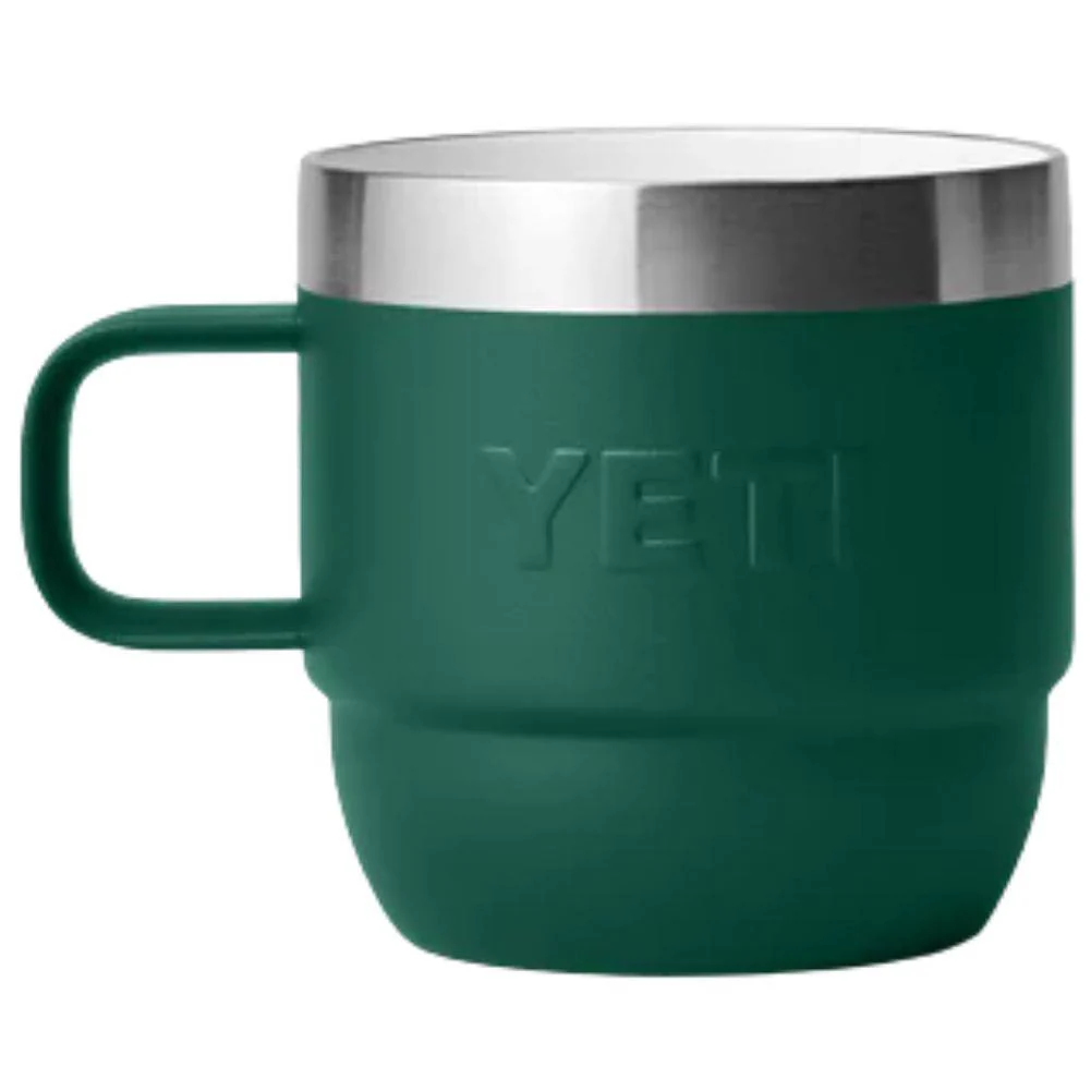 YETI Rambler 6 OZ Stackable Mug 2 Pack (Black Forest Green) - Image 7