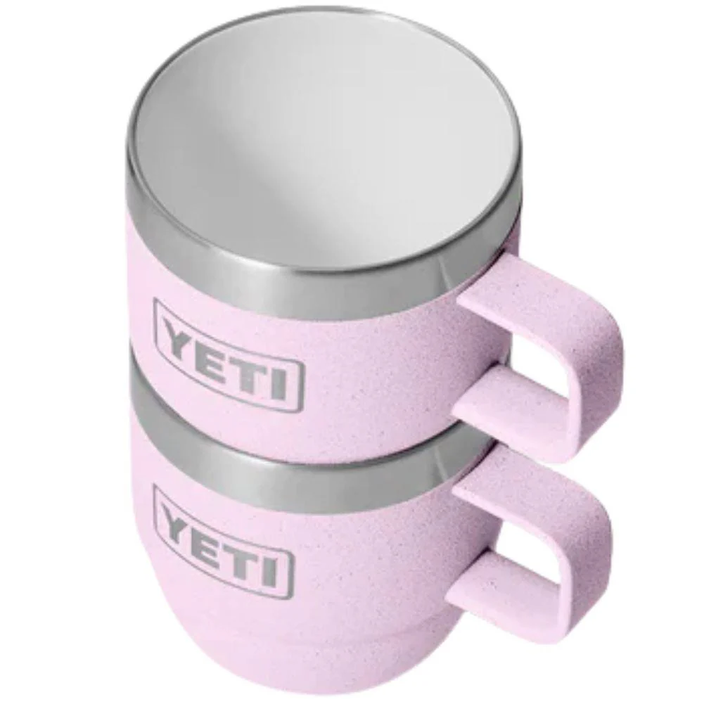 YETI Rambler 6 OZ Stackable Mug 2 Pack (Cherry Blossom) - Image 3