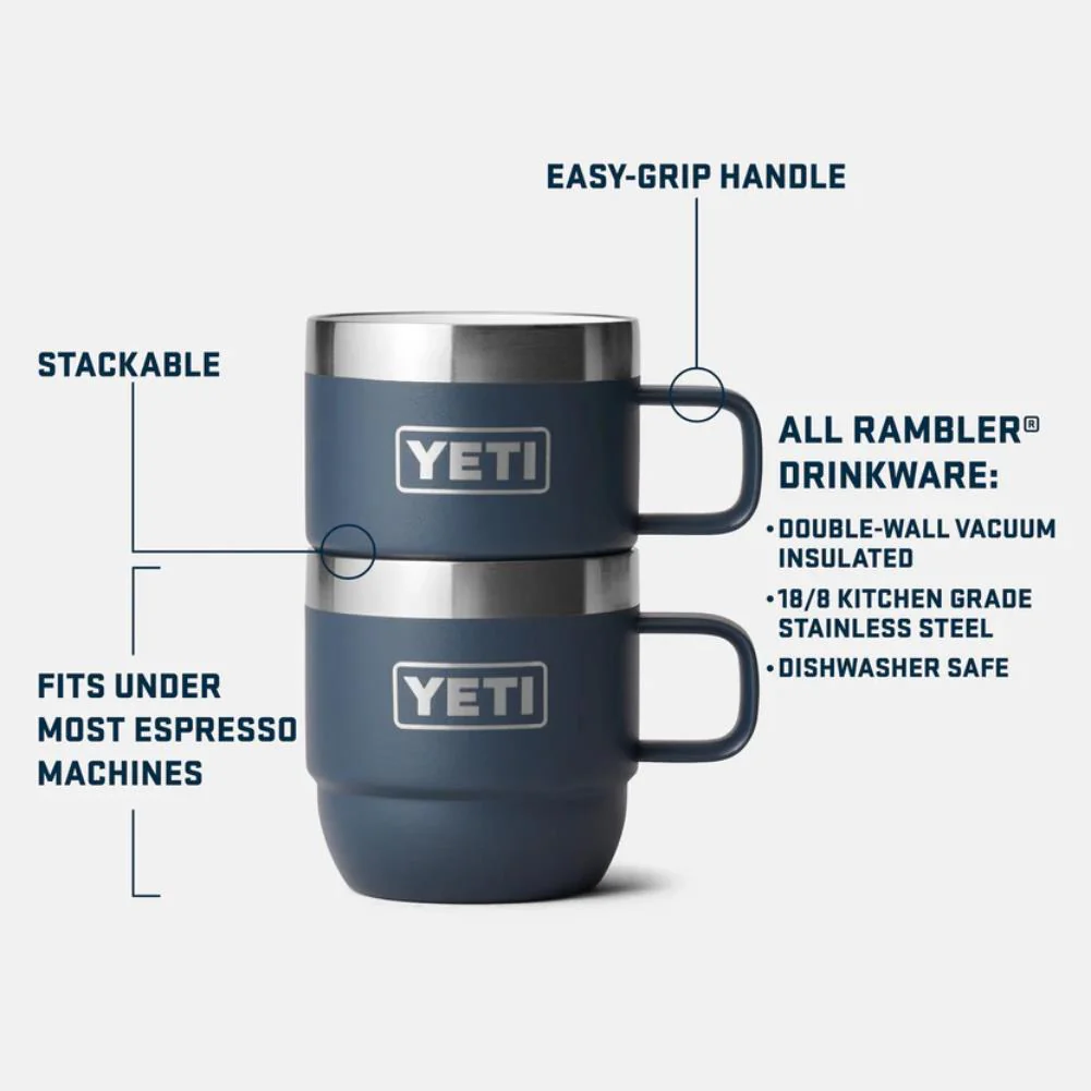 YETI Rambler 6 OZ Stackable Mug 2 Pack (Cosmic Lilac) - Image 9