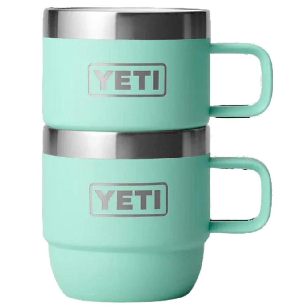 YETI Rambler 6 OZ Stackable Mug 2 Pack (Seafoam) - Image 7